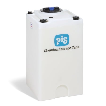 Pig PIG Double-Wall Square Chemical Storage Tank Natural 20" L x 20" W x 37" H PAK5203-NT